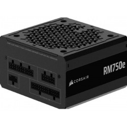 Corsair RM750e 2025 750W 12cm Fan Fully Modular 80+ Gold PCIe 5.0 (CP-9020295-EU) Black