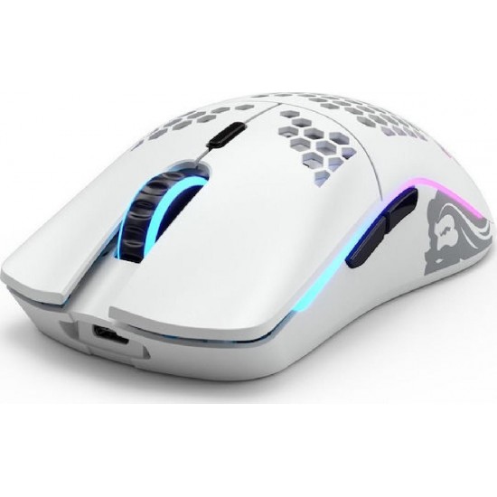 Glorious PC Gaming Race Model O Ασύρματο RGB Gaming Ποντίκι 19000 DPI (GLO-MS-OW-MW) Matte White