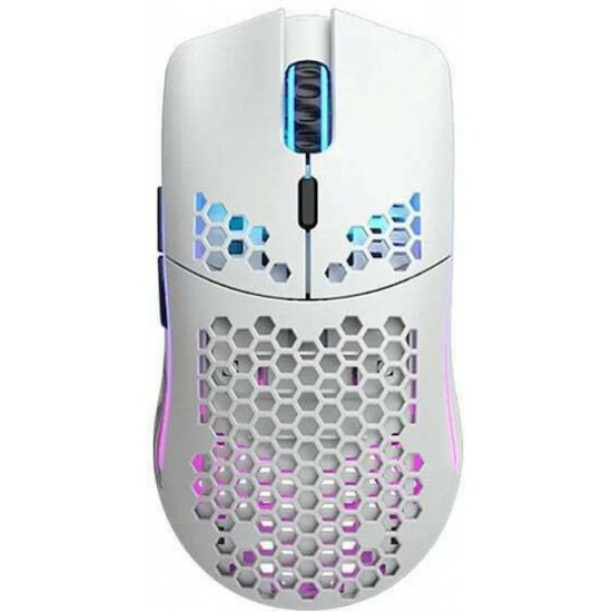 Glorious PC Gaming Race Model O Ασύρματο RGB Gaming Ποντίκι 19000 DPI (GLO-MS-OW-MW) Matte White