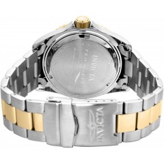 Invicta Pro Diver Ανδρικό Ρολόι 43mm Μπαταρίας με Χρυσό Μεταλλικό Μπρασελέ (22057)