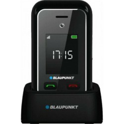 Blaupunkt BS08 Black Κινητό Τηλέφωνο με Μεγάλα Κουμπιά, SOS Call, για Ηλικιωμένους (RO)