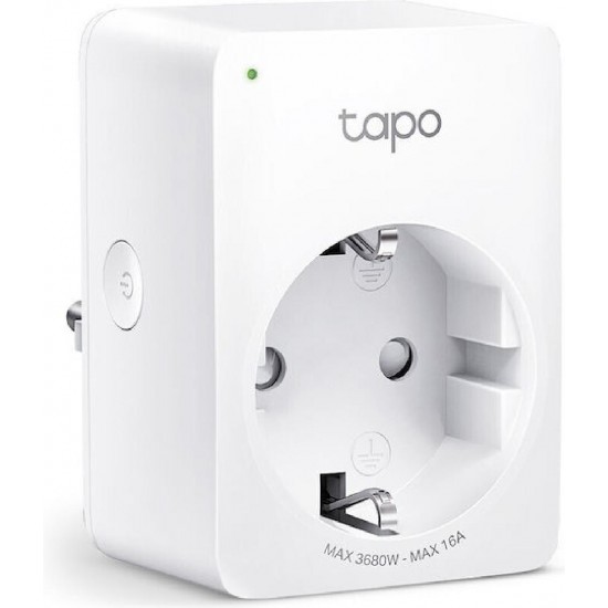 TP-LINK Tapo P110 Smart Μονόπριζο με Διακόπτη Λευκό (0184500964) V1.20