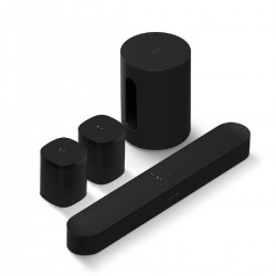 Sonos Beam 5.1 Set (Beam Gen2 + 2xOne SL + SUB Mini) Black EOL