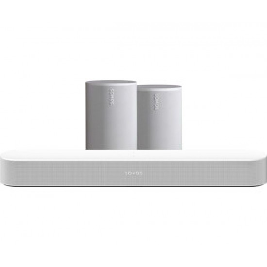 Sonos Beam 5.0 Surround Set (Beam Gen2 + 2xEra 100) White