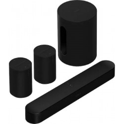 Sonos Beam 5.1 Set (Beam Gen2 + 2xEra 100 SL + Sub Mini) Black