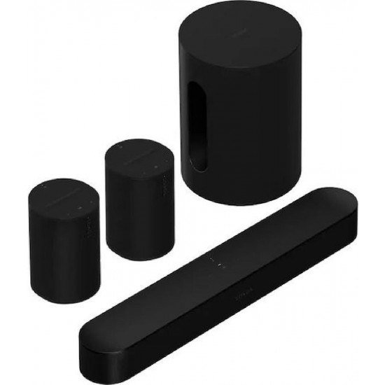 Sonos Beam 5.1 Set (Beam Gen2 + 2xEra 100 SL + Sub Mini) Black