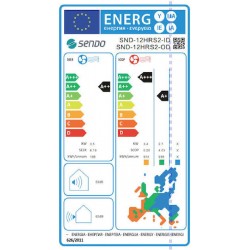 Sendo Hermes SND-12HRS2 Κλιματιστικό Inverter 12000 BTU A++/A+++ με WiFi