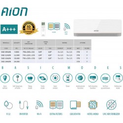 Sendo Aion SND-12/AON Κλιματιστικό Inverter 12000 BTU A+++/A++ με WiFi