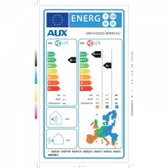 AUX Q Series Εσωτερική Μονάδα Τοίχου για Multi Κλιματιστικά 12000 BTU A++/A+++ (AMWM-H12/4R3A) Λευκό