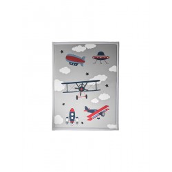 Giggles Παιδικό χαλί δραστηριοτήτων “Cloud Pilots” Μαλακό 3εκ. (200 x 150 εκ.)