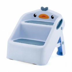 Giggles & Co Duckiestep Παιδικό Αναδιπλούμενο Σκαμπό Σκαλοπατάκι Παπάκι 2 Επιπέδων Μπάνιο & Νιπτήρα Spashy Duck