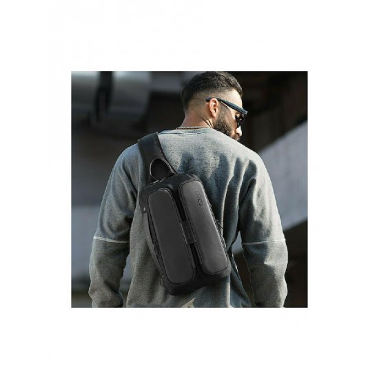 Bange Τσαντάκι ώμου χιαστί crossbody 7079 μαύρο