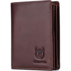 Bull Captain QB-027 Δερμάτινο Ανδρικό Πορτοφόλι με RFID Καφέ