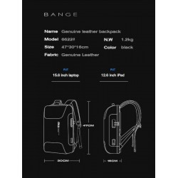 Bange Αδιάβροχη Τσάντα Πλάτης για Laptop 15.6