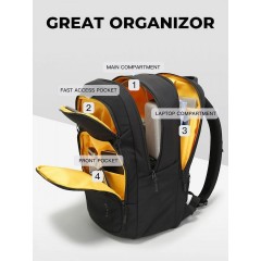 Bange Αδιάβροχη Τσάντα Πλάτης για Laptop 15.6