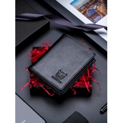 Bull Captain QB-027 Δερμάτινο Ανδρικό Πορτοφόλι με RFID Μαύρο