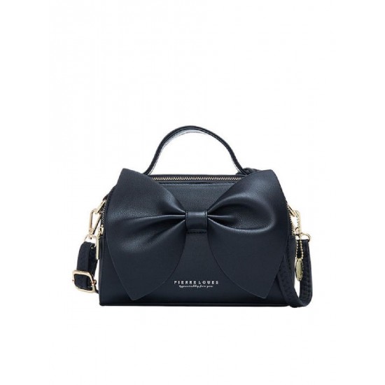 Pierre Loues Γυναικεία Τσάντα Χιαστί (514-28) Μαύρη