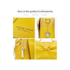 Pierre Loues Γυναικεία Τσάντα Χιαστί (514-28) Μαύρη