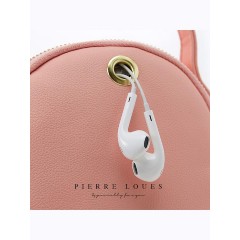 Pierre Loues Γυναικεία Τσάντα Πλάτης (931-8) Μαύρη