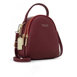 Pierre Loues Γυναικεία Τσάντα Πλάτης (931-8) Μπορντω