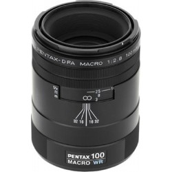 Pentax Full Frame Φωτογραφικός Φακός SMC D-FA 100mm F/2.8 WR Telephoto / Macro για Pentax K Mount Black