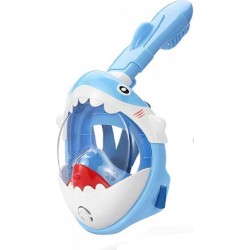 Thenice KF-3 Παιδική Μάσκα Θαλάσσης Καρχαριάκι (Baby Shark) Full Face Snorkel Mask (XS/S)  Μπλε χρώμα