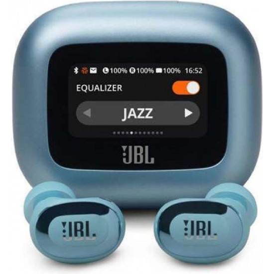 JBL Live Buds 3 Bluetooth Handsfree Ακουστικά με Αντοχή στον Ιδρώτα και Θήκη Φόρτισης Μπλε