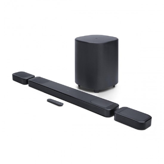JBL Bar 800MK2, 7.1-ch Soundbar, True Wireless, Multibeam, Vitrual Dolby Atmos, Wireless Subwoofer Black