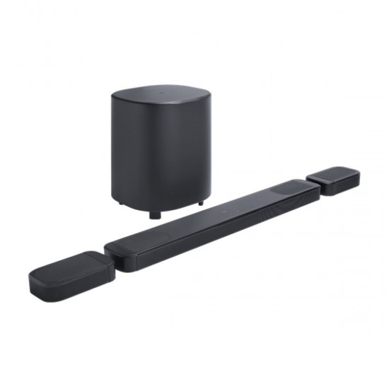 JBL Bar 1000MK2, 7.1.4-ch Soundbar, True Wireless, Dolby Atmos, DTS:X, MultiBeam, Wireless Subwoofer Black