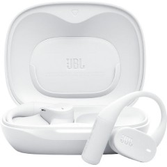 JBL Sense Lite Open Ear Bluetooth Handsfree Ακουστικά με Αντοχή στον Ιδρώτα και Θήκη Φόρτισης Λευκά