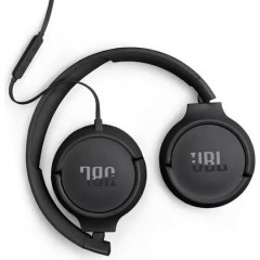 JBL Tune 520C On-Ear Wired Headphones Black
