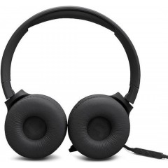 JBL Tune 520C On-Ear Wired Headphones Black