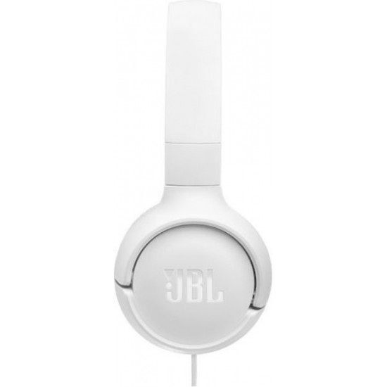 JBL Tune 520C On-Ear Wired Headphones White