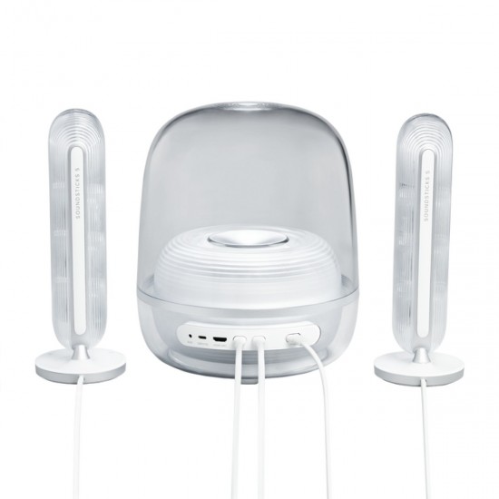 Harman Kardon Soundsticks 5 Wireless Bluetooth Speaker (White)