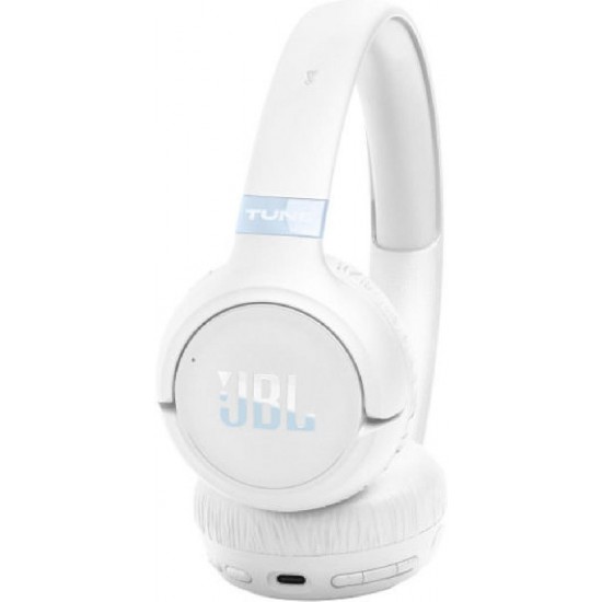 JBL Tune 680NC Ασύρματα Bluetooth On Ear Ακουστικά με 50 ώρες Λειτουργίας Λευκά