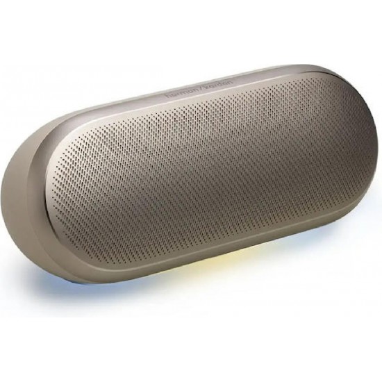Harman Kardon Luna 2 Αδιάβροχο Ηχείο Bluetooth 40W με Διάρκεια Μπαταρίας έως 12 ώρες Warm Sand