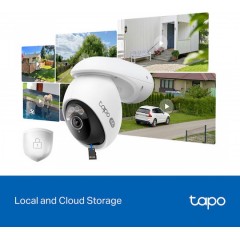 TP-LINK TAPO C560WS v1 IP Κάμερα Παρακολούθησης Wi-Fi 4K Αδιάβροχη με Ηχείο και Φακό 4mm