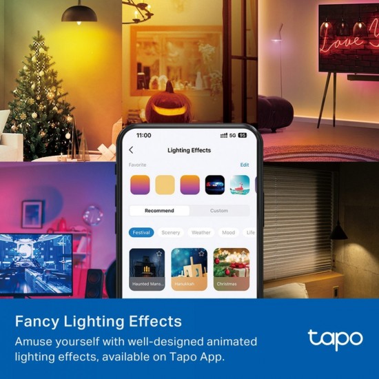 Tp-Link Tapo L430C Smart Light Bulb Multicolor 40W 470Lumens