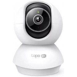 TP-Link TAPO C250 4K 8MP Pan/Tilt AI Home Security Wi-Fi Camera v1 White