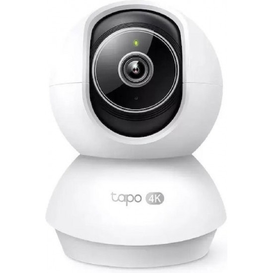 TP-Link TAPO C250 4K 8MP Pan/Tilt AI Home Security Wi-Fi Camera v1 White