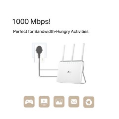 TP-Link TL-PA7017P KIT AV1000 Gigabit Passthrough Powerline Starter Kit v5.0