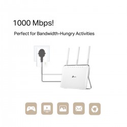 TP-Link TL-PA7017P KIT AV1000 Gigabit Passthrough Powerline Starter Kit v5.0