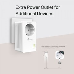 TP-Link TL-PA7017P KIT AV1000 Gigabit Passthrough Powerline Starter Kit v5.0