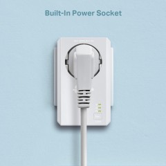TP-LINK TL-WPA4226KIT v5.4 Powerline Διπλό για Ασύρματη Σύνδεση Wi-Fi 4 με Passthrough Πρίζα και 2 Θύρες Ethernet