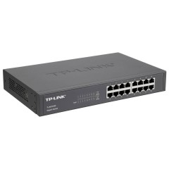 Tp-Link TL-SG1016D 16-Port Gigabit Desktop/Rackmount Switch v13.0 (1700000532) Black