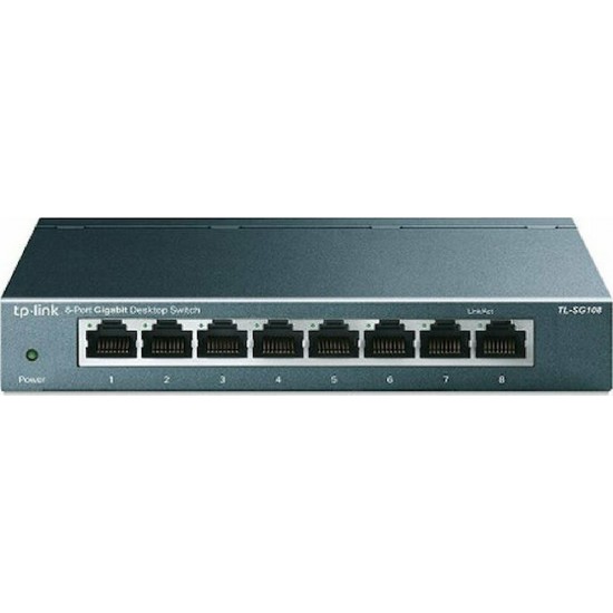 Tp-Link 8-Port 10/100/1000 Gigabit Desktop Switch V9.0 [TL-SG108]