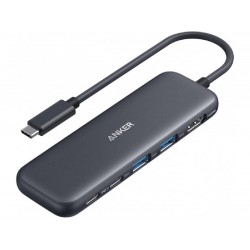 Anker 332 5-in-1 USB-C Docking Station με HDMI 4K PD (A8355H11) Γκρι