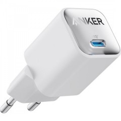 Anker Nano III Φορτιστής Χωρίς Καλώδιο GaN με Θύρα USB-C 30W Power Delivery (A2147G21) Λευκός