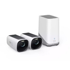 Anker EufyCam 3 S330 Solar KIT 2 Ασύρματων Καμερών IP 8MP 4K Ultra HD (T88713W1) + HomeBase 3