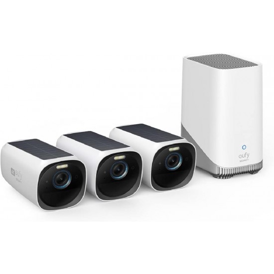 Anker S330 EufyCam 3 Solar 4K Ultra HD Camera (T88723W1) White